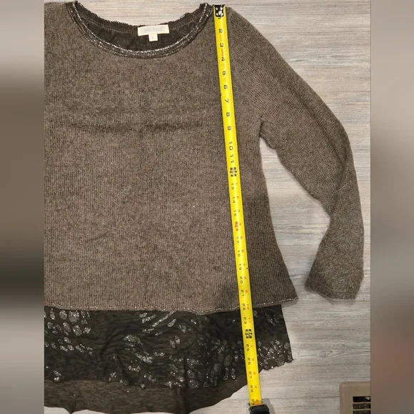 Anthropologie Belle France Brown Sweater! - Picture 6 of 7